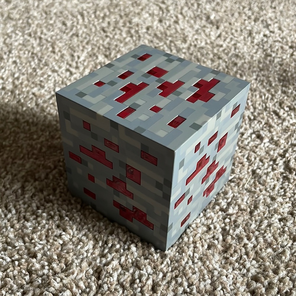 Minecraft Cube Night Light Redstone